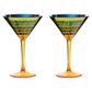 Artland Fiesta Cocktail Glass Set Of 2