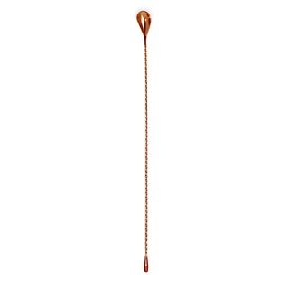 Cocktail Droplet Mixing Spoon 50cm Copper