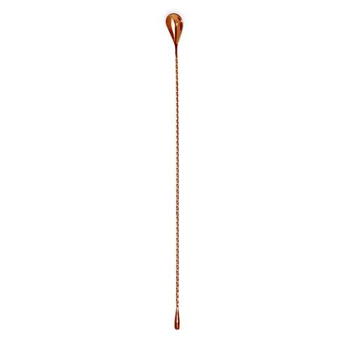 Cocktail Droplet Mixing Spoon 50cm Copper