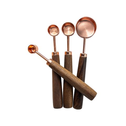 Copper Measuring Spoons Set 4pc