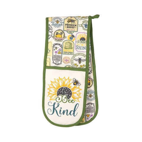 Honey Pot Double Oven Glove - Olive