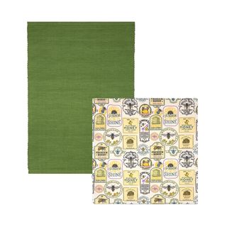 Honey Pot Napkin & Placemat Set - Olive