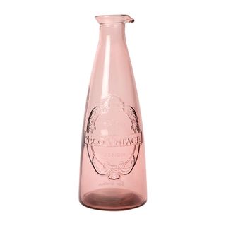 Sintra Recycled Glass Carafe - Blush