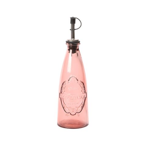 Sintra Recycled Glass Oil Drizzler - Blush