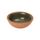 Sintra Glazed Terracotta Pinch Pot - Olive Green