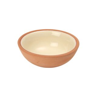 Sintra Glazed Terracotta Pinch Pot - Stone