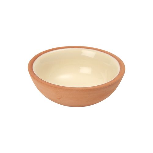 Sintra Glazed Terracotta Pinch Pot - Stone