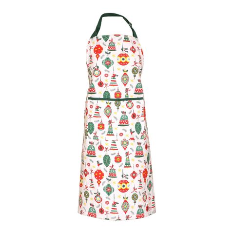 Baubles Recycled Cotton Adult Apron - Green