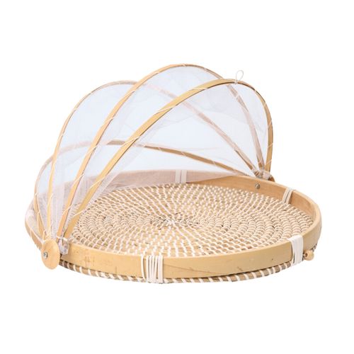 Sintra Seagrass Food Cover With Tray - Natural