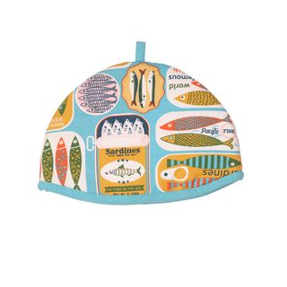 Sardines Small Tea Cosy - Blue