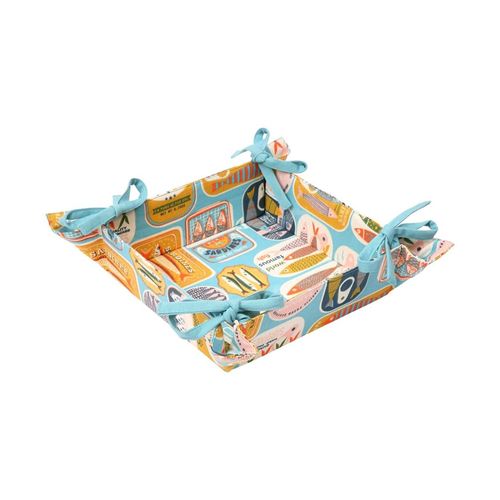 Sardines Bread Basket - Blue