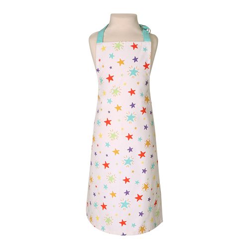 Dexam Rainbow Stars Childrens Water Resistant Apron - Multi
