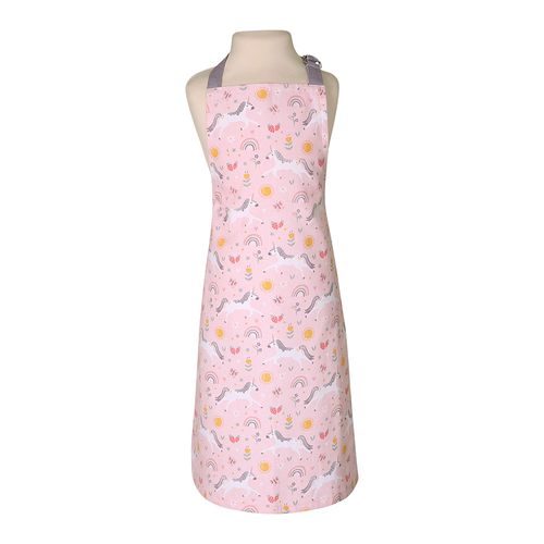 Dexam Unicorn Childrens Water Resistant Apron - Pink