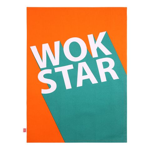 School Of Wok By Dexam Wok Star Tea Towel - Multi
