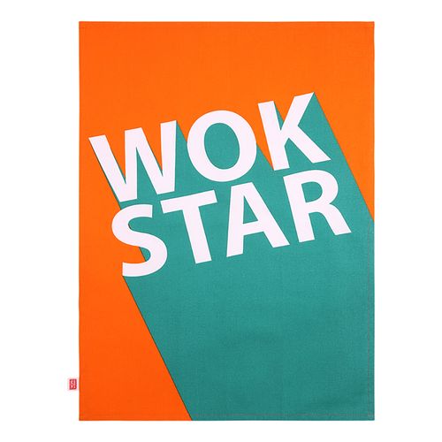 School Of Wok By Dexam Wok Star Tea Towel - Multi