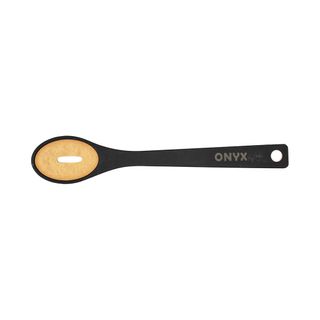 Onyx Slotted Spoon In Black