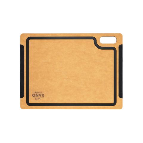 Onyx Medium Rectangular Board With Black Groove & Silicon Edge In Natural