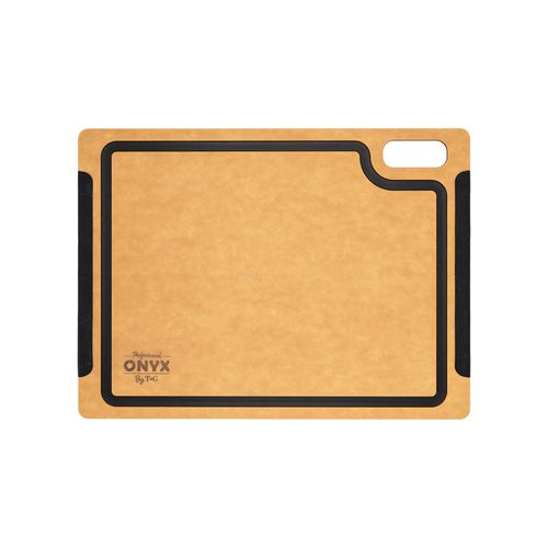 Onyx Medium Rectangular Board With Black Groove & Silicon Edge In Natural