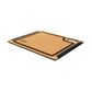Onyx Medium Rectangular Board With Black Groove & Silicon Edge In Natural