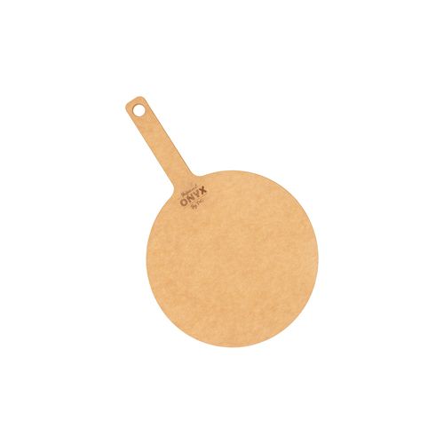 Onyx Small Round Pizza Board With Handle In Natural