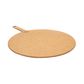 Onyx Large Round Pizza Board With Handle In Natural