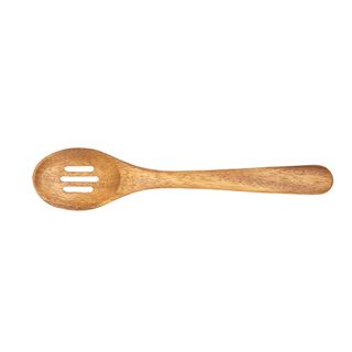 Tuscany Slotted Spoon In Acacia 300mm