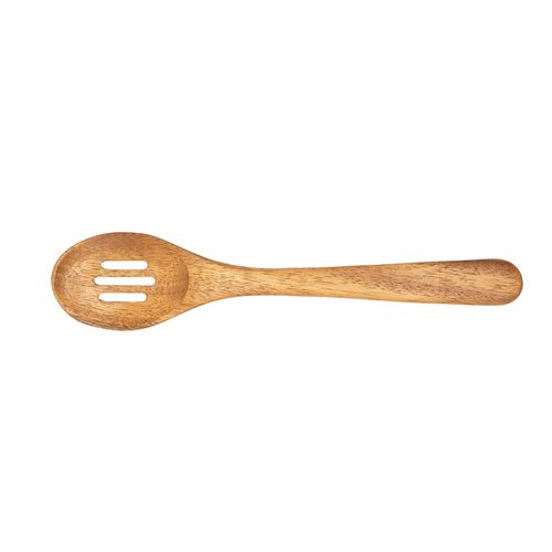 Tuscany Slotted Spoon In Acacia 300mm