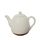 Sintra Glazed 800ml Terracotta Teapot - Stone