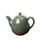 Sintra Glazed 1200ml Terracotta Teapot - Olive
