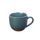 Sintra Glazed 350ml Terracotta Mug - Ink Blue