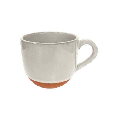 Sintra Glazed 350ml Terracotta Mug - Stone