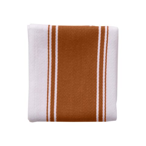 Love Colour Striped Tea Towel - Terracotta