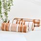 Love Colour Set Of 3 Extra-large Tea Towels - Terracotta