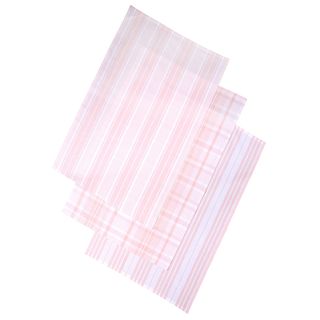 Love Colour Set Of 3 Extra-large Tea Towels - Blush
