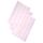 Love Colour Set Of 3 Extra-large Tea Towels - Blush