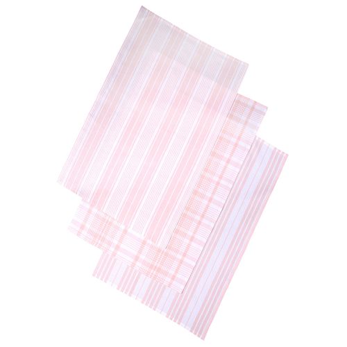 Love Colour Set Of 3 Extra-large Tea Towels - Blush