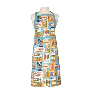 Sardines Adult Apron - Blue