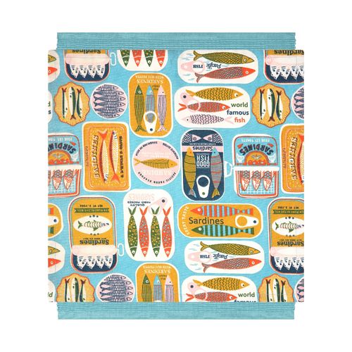 Sardines Napkin & Placemat - Blue
