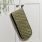 Love Colour Double Oven Gloves - Olive Green