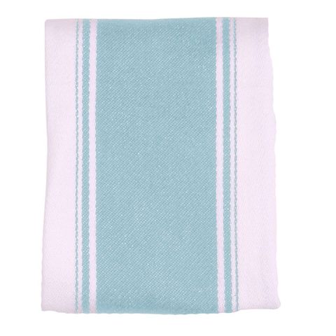 Love Colour Striped Tea Towel - Duck Egg