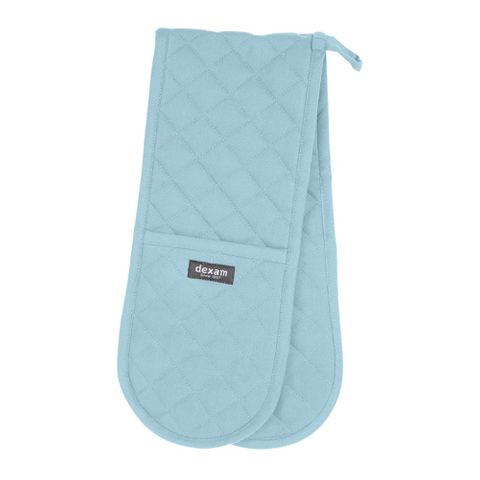 Love Colour Double Oven Gloves - Duck Egg