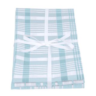 Love Colour Set Of 3 Extra-large Tea Towels - Duck Egg