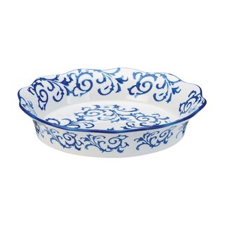 BIA Heritage Pie Dish Blue