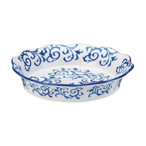 BIA Heritage Pie Dish Blue