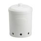 BIA Onion Storage Jar Matte White