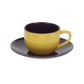 BIA Harlequin Espresso Cups & Saucers