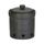 BIA Garlic Storage Jar Matte Black