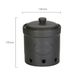BIA Garlic Storage Jar Matte Black
