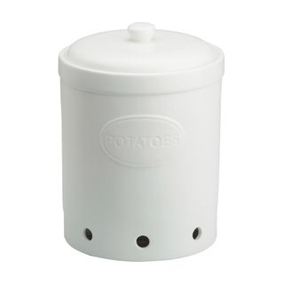 BIA Potato Storage Jar Matte White