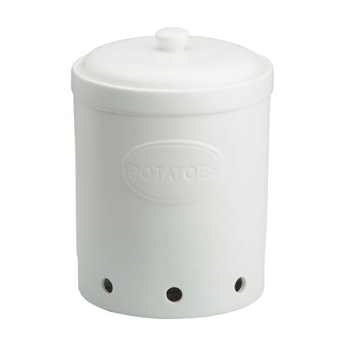 BIA Potato Storage Jar Matte White